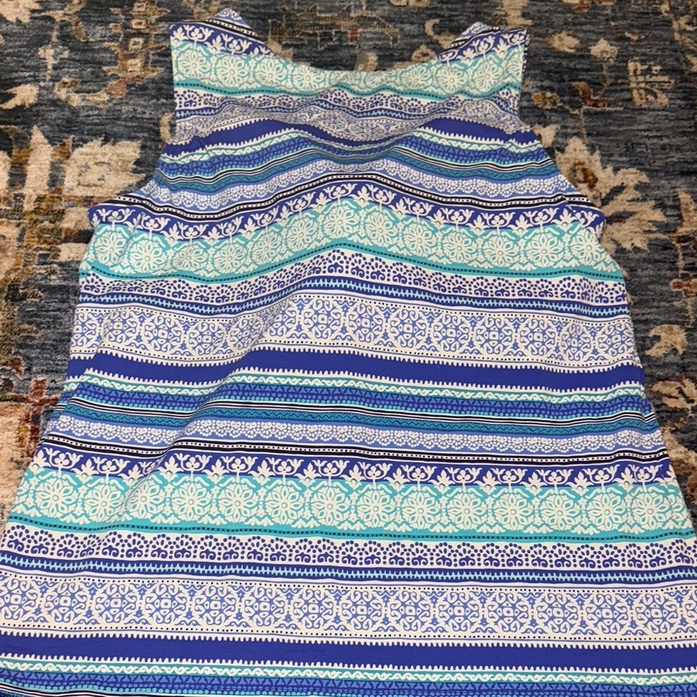 LANDS END WOMEN’S SWIMWEAR SIZE 14 TANKINI SWIM SUIT TOP - Picture 10 of 16